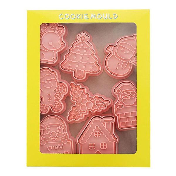 baking moulds 8pcs/set christmas biscuit mold cartoon 3d biscuits abs plastic mould fondant cookie cutter tools
baking moulds 8pcs/set christmas biscuit mold cartoon 3d biscuits abs plastic mould fondant cookie cutter tools