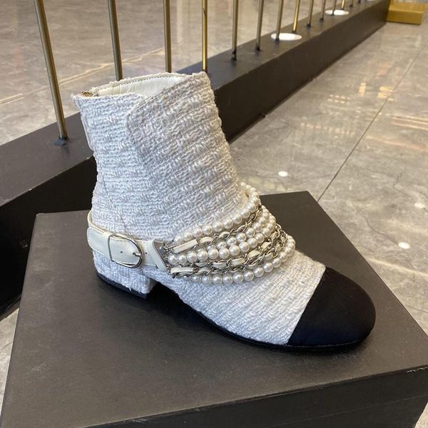 boots women winter ankle for woman pearl chain leather round toe shoes zip solid female 2021, Black
boots women winter ankle for woman pearl chain leather round toe shoes zip solid female 2021, Black