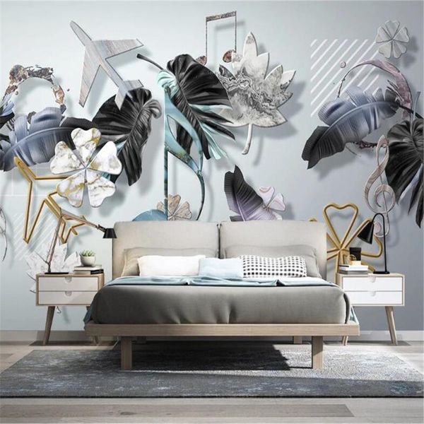 wallpapers milofi personnalisé grand papier peint mural nordique moderne minimaliste en trois dimensions géométrique plante tropicale feuil
wallpapers milofi personnalisé grand papier peint mural nordique moderne minimaliste en trois dimensions géométrique plante tropicale feuil