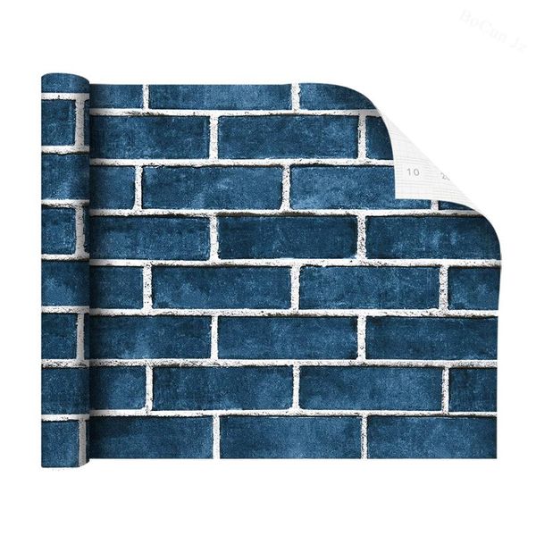 wallpapers blue 3d brick wallpaper peel and stick self-adhesive removable wall sticks waterproof paper livingroom decoration
wallpapers blue 3d brick wallpaper peel and stick self-adhesive removable wall sticks waterproof paper livingroom decoration