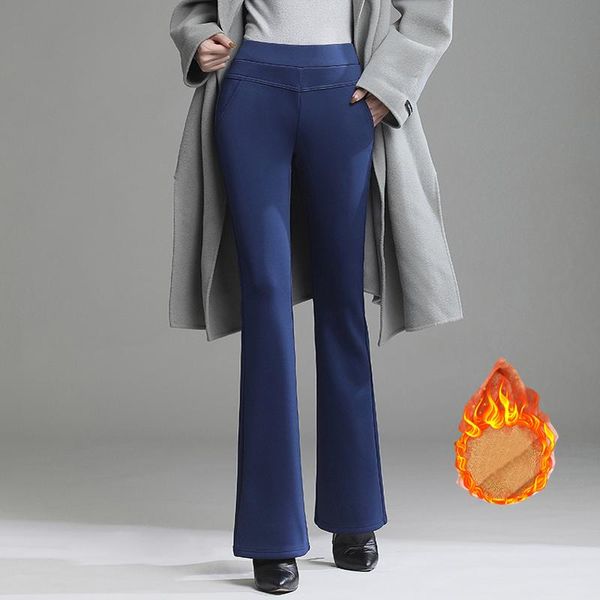women's pants & capris warm women winter flare thicken fleece trousers female black blue red high waist stretch velvet legging s-4xl, Black;white
women's pants & capris warm women winter flare thicken fleece trousers female black blue red high waist stretch velvet legging s-4xl, Black;white