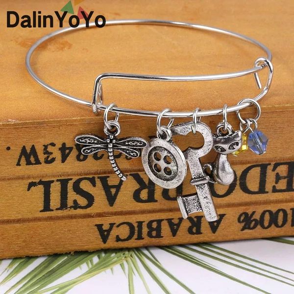 bangle horror movie coraline bracelet dragonfly button key crystal charms bangles bracelets for kids halloween jewelry gift, Black
bangle horror movie coraline bracelet dragonfly button key crystal charms bangles bracelets for kids halloween jewelry gift, Black
