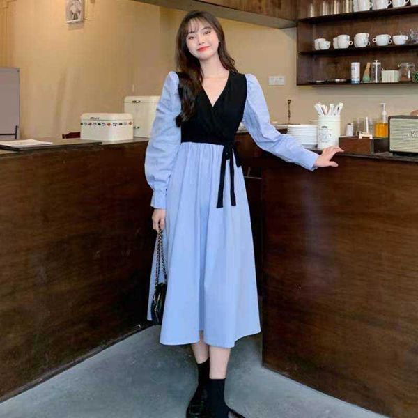 klein blue drs early autumn 2021 temperament long sleeve dr's dign feeling light mature windnet red, Black;gray
klein blue drs early autumn 2021 temperament long sleeve dr's dign feeling light mature windnet red, Black;gray