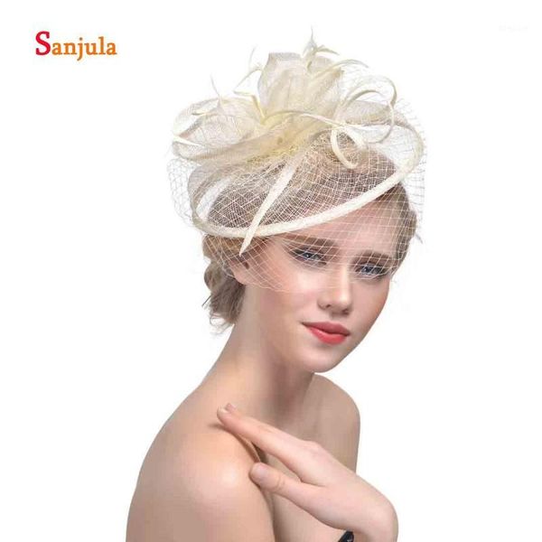 linen bridal hats with face veil feathers wedding headpiece bride hair accessories women's fascinators tocados de fiesta h011
linen bridal hats with face veil feathers wedding headpiece bride hair accessories women's fascinators tocados de fiesta h011