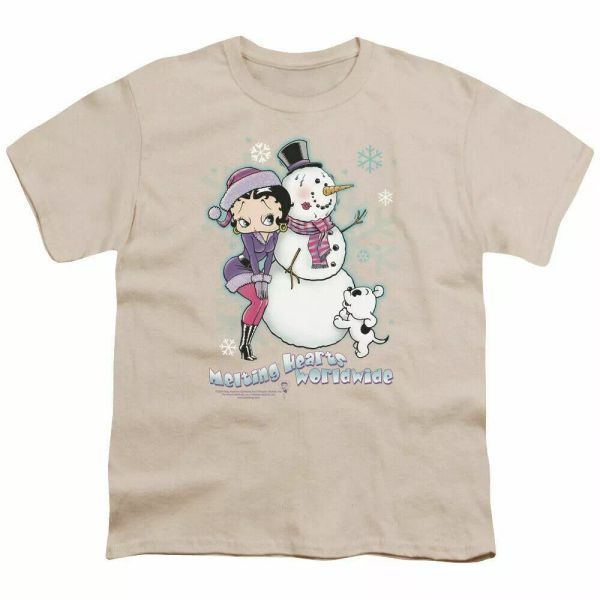 betty boop melting hearts kids youth t shirt licensed classic cartoon tee cream, White;black
betty boop melting hearts kids youth t shirt licensed classic cartoon tee cream, White;black