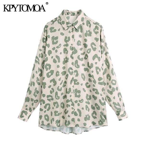 women fashion animal print loose cozy blouses vintage long sleeve button-up female shirts blusas chic 210421, White
women fashion animal print loose cozy blouses vintage long sleeve button-up female shirts blusas chic 210421, White