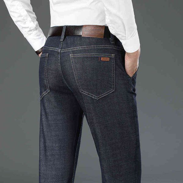 black autumn high waist jeans elastic loose straight tube dad's busins work versatile men's pants, Blue
black autumn high waist jeans elastic loose straight tube dad's busins work versatile men's pants, Blue