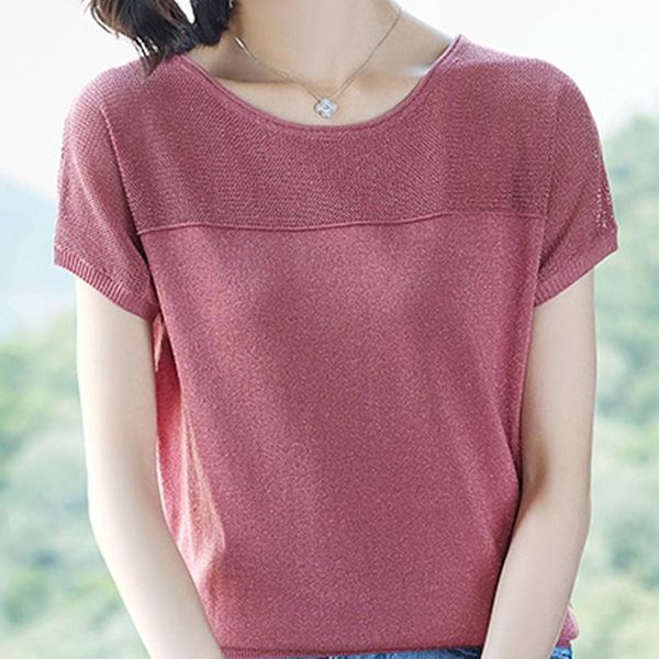women's blouses & shirts femme summer women short sleeve blouse blusas mujer de moda 2021 verano hollow out knitted shirt e808, White
women's blouses & shirts femme summer women short sleeve blouse blusas mujer de moda 2021 verano hollow out knitted shirt e808, White