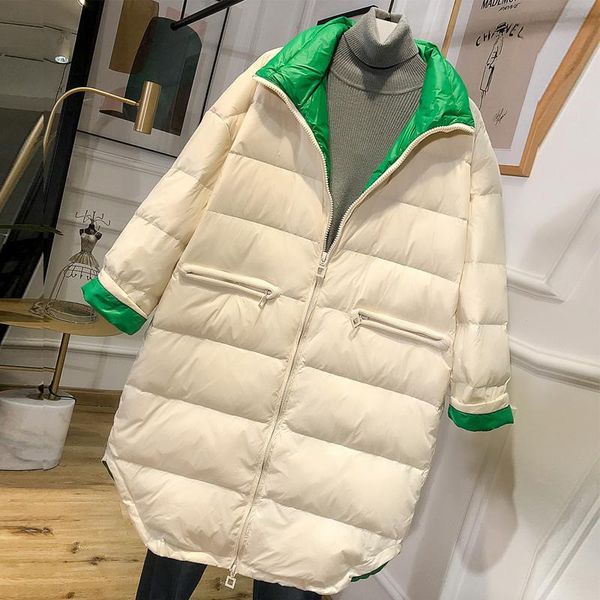 Women's Down & Parkas Winter Jacket Women Fashion Street Designer Womens White Duck Outerwear Female Long Parka Coat U6YE, Black
Women's Down & Parkas Winter Jacket Women Fashion Street Designer Womens White Duck Outerwear Female Long Parka Coat U6YE, Black