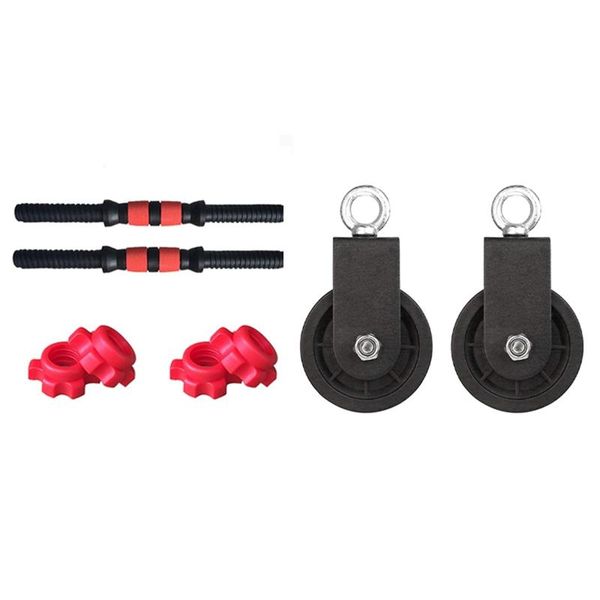accessories 2 pcs 3.54in cable pulley 360 degree rotation traction wheel with 50cm gym barbells strength training workout dumbbell
accessories 2 pcs 3.54in cable pulley 360 degree rotation traction wheel with 50cm gym barbells strength training workout dumbbell