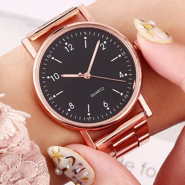 wristwatches 2021 luxury stainless steel strap women's watch high-end luminous digital dial ladies fashion atmosphere bracelet, Slivery;brown
wristwatches 2021 luxury stainless steel strap women's watch high-end luminous digital dial ladies fashion atmosphere bracelet, Slivery;brown