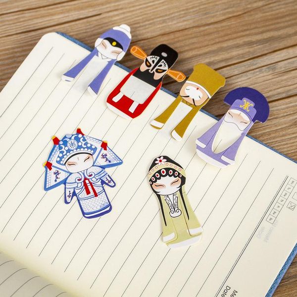 creative beijing opera paper bookmark set mini antique guided reading strips cartoon separator book for children cut stationery
creative beijing opera paper bookmark set mini antique guided reading strips cartoon separator book for children cut stationery