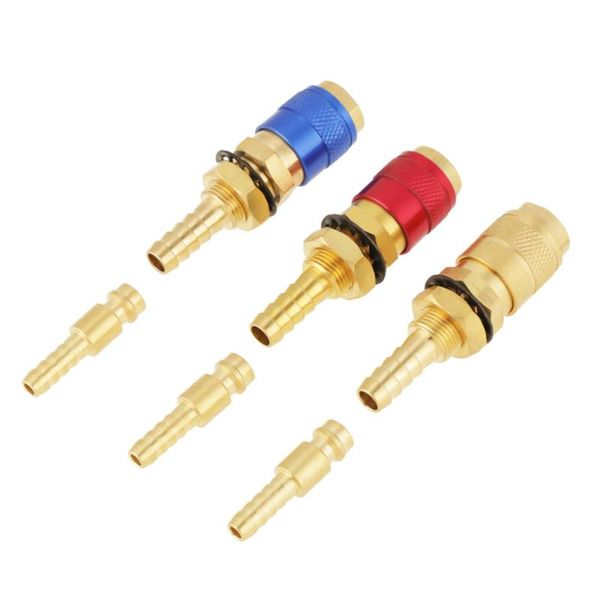 6pc professional gas and water quick connector for mig tig welder torch watering equipments
6pc professional gas and water quick connector for mig tig welder torch watering equipments
