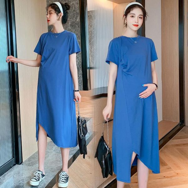 summer maternity dress fashion korean irregular solid short sleeve dresses pregnancy clothes for pregnant women, White
summer maternity dress fashion korean irregular solid short sleeve dresses pregnancy clothes for pregnant women, White