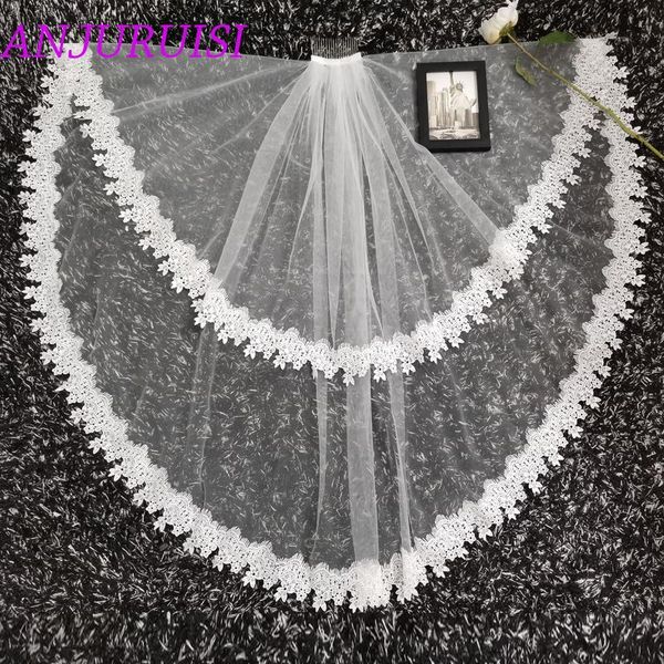 bridal veils anjuruisi simple short tulle wedding 2021 two layer with comb white ivory veil for marriage accessories, Black
bridal veils anjuruisi simple short tulle wedding 2021 two layer with comb white ivory veil for marriage accessories, Black