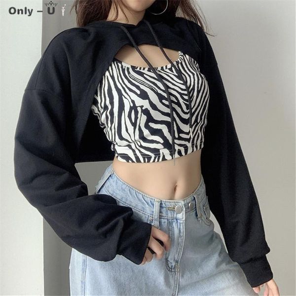 two piece sweatshirt women black hoodie harajuku pullover animals zebra print vest and long sleeve crop sweat shirt autumn women's hood
two piece sweatshirt women black hoodie harajuku pullover animals zebra print vest and long sleeve crop sweat shirt autumn women's hood