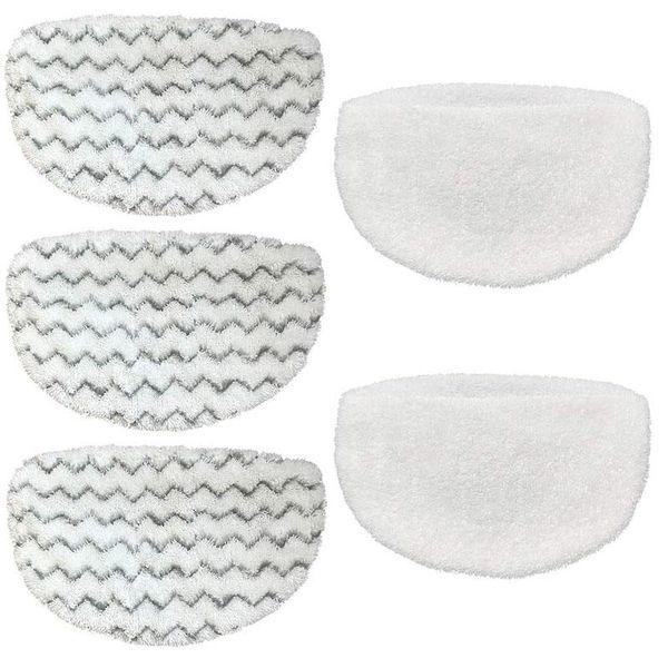 -5 pack mop pads replacement for bissell powerfresh steam 1940 1440 series(2x white cloths+3x striped cloths) vacuum cleaners
-5 pack mop pads replacement for bissell powerfresh steam 1940 1440 series(2x white cloths+3x striped cloths) vacuum cleaners