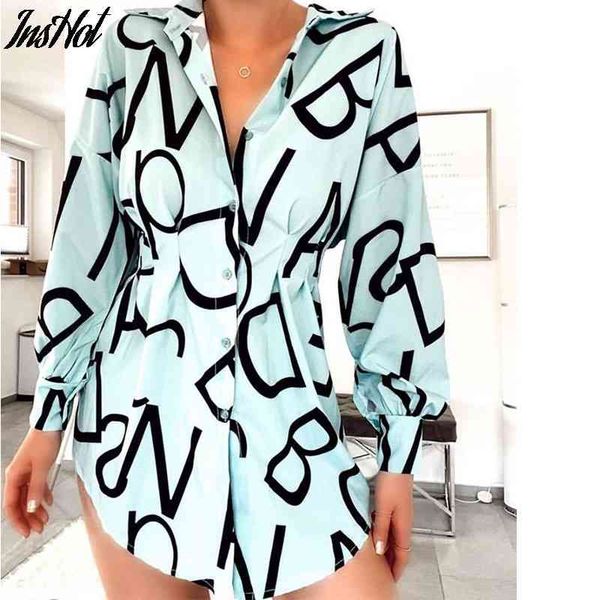 letter print casual dresses women long sleeves v neck high waist a line mini vestidos buttons streetwear autumn shirt dress 210514, Black;gray
letter print casual dresses women long sleeves v neck high waist a line mini vestidos buttons streetwear autumn shirt dress 210514, Black;gray