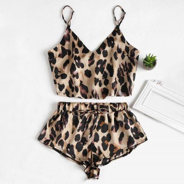 leopard print pajamas silk satin lingerie lace shorts set women underwear sleepwear femme pijama feminino yoga outfit
leopard print pajamas silk satin lingerie lace shorts set women underwear sleepwear femme pijama feminino yoga outfit