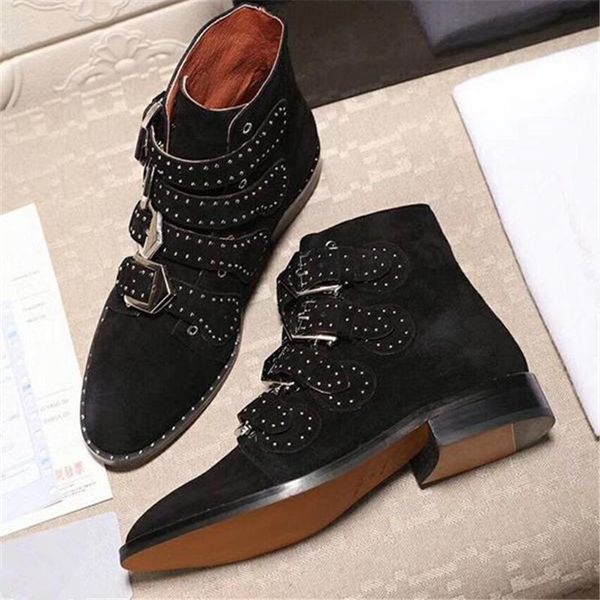 punk style women's shoes, motorcycle spikes, street shoes and rivets, flats metal buttons, marema leather boots, Black
punk style women's shoes, motorcycle spikes, street shoes and rivets, flats metal buttons, marema leather boots, Black