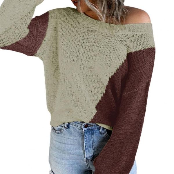 women's sweaters plus size women sweater autumn winter patchwork knitted pullover off-shoulder girls oversize jumper dress top, White;black
women's sweaters plus size women sweater autumn winter patchwork knitted pullover off-shoulder girls oversize jumper dress top, White;black