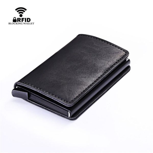 wallets bycobecy smart wallet business card holder hasp rfid aluminum metal credit mini drop purses, Red;black
wallets bycobecy smart wallet business card holder hasp rfid aluminum metal credit mini drop purses, Red;black