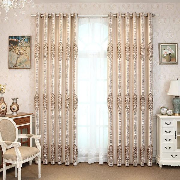 european luxury coffee jacquard curtains for living room bedroom window tulle high-precision shade wholesale curtain & drapes
european luxury coffee jacquard curtains for living room bedroom window tulle high-precision shade wholesale curtain & drapes