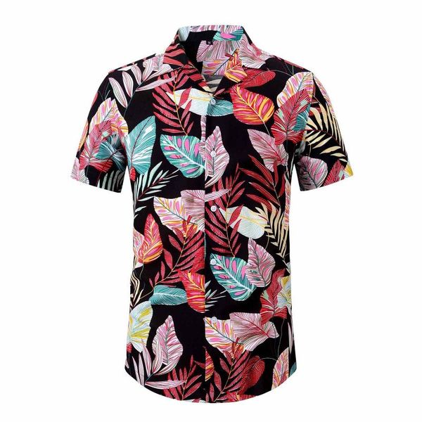men's casual shirts men shirt blouse short-sleeve streetwear harajuku floral print cotton summer hawaiian button turn-down collar, White;black
men's casual shirts men shirt blouse short-sleeve streetwear harajuku floral print cotton summer hawaiian button turn-down collar, White;black