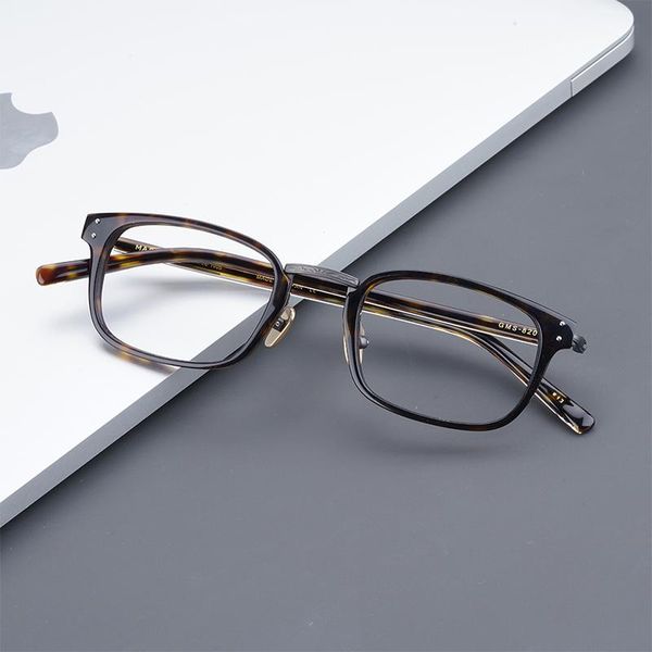 fashion sunglasses frames masunaga glasses gms820 vintage frame design titanium square male's eyeglasses, Black
fashion sunglasses frames masunaga glasses gms820 vintage frame design titanium square male's eyeglasses, Black