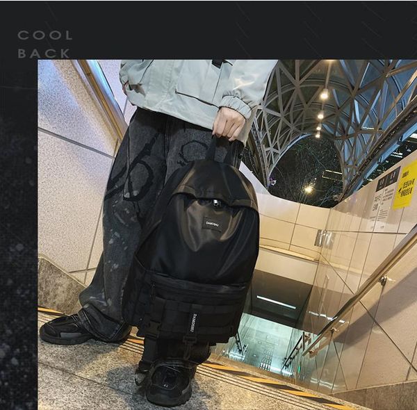 black domineering net red backpack female college student design sense japanese male
black domineering net red backpack female college student design sense japanese male