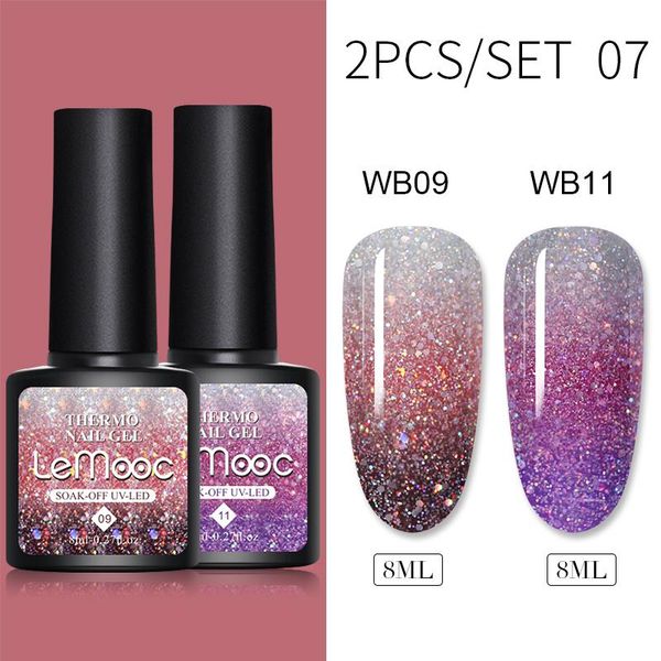 nail gel 8ml polish glitter 2pcs/set art temperature change uv led lamp varnishes base coat, Red;pink
nail gel 8ml polish glitter 2pcs/set art temperature change uv led lamp varnishes base coat, Red;pink