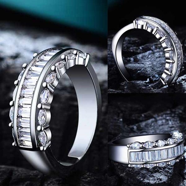 wedding rings huitan luxury full cubic zircon micro paved women elegant silver plated anniversary gift accessories ring, Slivery;golden
wedding rings huitan luxury full cubic zircon micro paved women elegant silver plated anniversary gift accessories ring, Slivery;golden