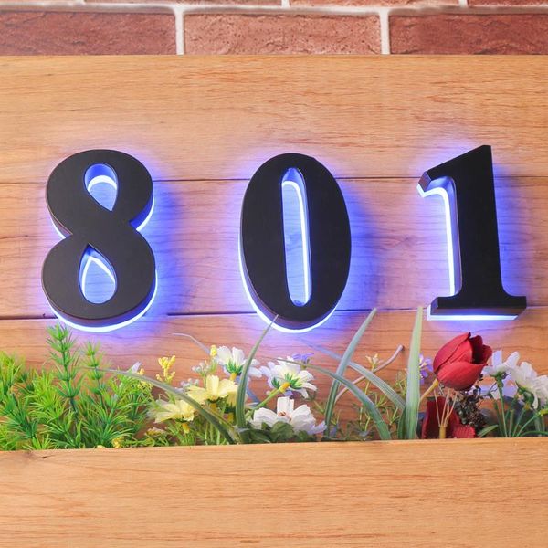 modern retail color painted blue reverse-lit brushed door front number signs acrylic back led warm light house numbers exterior other hardwa
modern retail color painted blue reverse-lit brushed door front number signs acrylic back led warm light house numbers exterior other hardwa