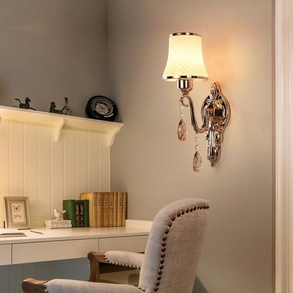wall lamp european style luxurious crystal light led home lighting art decoration living/corridor/aisle/bedroom/bedside e 27
wall lamp european style luxurious crystal light led home lighting art decoration living/corridor/aisle/bedroom/bedside e 27