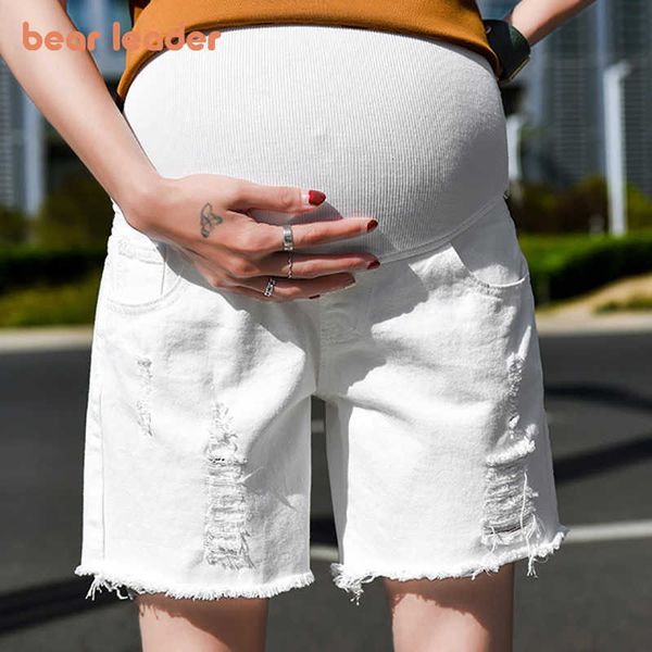 bear leader fashion summer prenatal women denim shorts casual pregnant belly pants korean ripped hole pregnancy jeans shorts 210708, White
bear leader fashion summer prenatal women denim shorts casual pregnant belly pants korean ripped hole pregnancy jeans shorts 210708, White