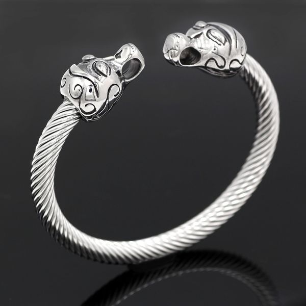 bangles bracelet selling opening adjustable stainless steel solid viking fancy faucet titanium, Black
bangles bracelet selling opening adjustable stainless steel solid viking fancy faucet titanium, Black
