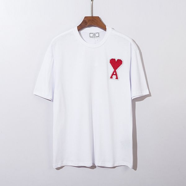 new spring heart t shirt large love a cross embroidered 21ss mens and womens round neck short sleeve tshirt, White;black
new spring heart t shirt large love a cross embroidered 21ss mens and womens round neck short sleeve tshirt, White;black
