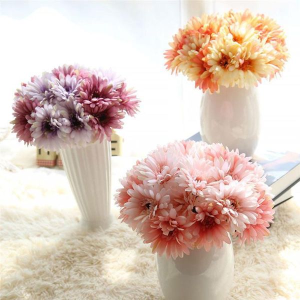 decorative flowers & wreaths valentine's day artificial gerbera bouquet rose flower silk daisy simulation home garden wedding party dec
decorative flowers & wreaths valentine's day artificial gerbera bouquet rose flower silk daisy simulation home garden wedding party dec