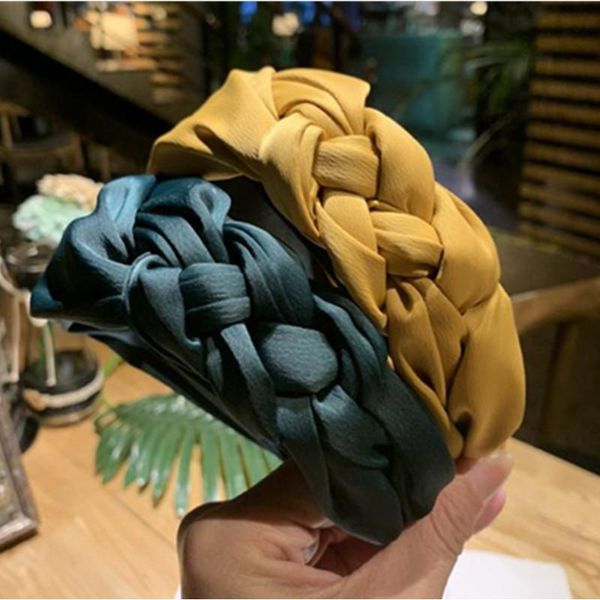 hair accessories side braids headband for women handmade weaving wide solid hairband ladies retro headdress hoop adults outdoor head band
hair accessories side braids headband for women handmade weaving wide solid hairband ladies retro headdress hoop adults outdoor head band