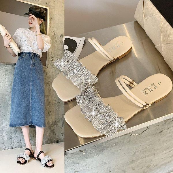 square toe glitter slides slippers women summer low flat shoes female rubber flip flops pantofle jelly hawaiian 2021 hoof heels, Black
square toe glitter slides slippers women summer low flat shoes female rubber flip flops pantofle jelly hawaiian 2021 hoof heels, Black