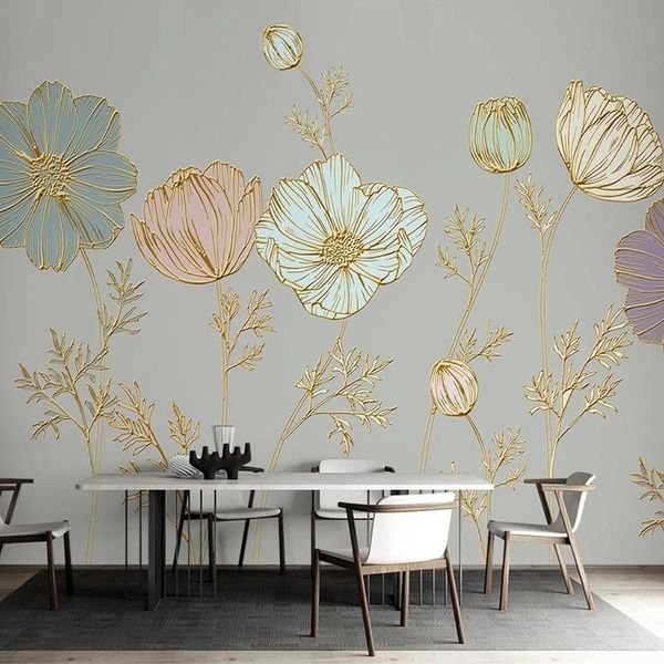 custom po self adhesive wallpaper light luxury plant flower 3d embossed lines mural living room tv sofa bedroom wall decor wallpapers
custom po self adhesive wallpaper light luxury plant flower 3d embossed lines mural living room tv sofa bedroom wall decor wallpapers
