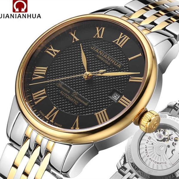 entrepreneurs roman numerals clock watches mechanical self-winding brand carnival automatic wristwatch calendar 316l leather band, Slivery;brown
entrepreneurs roman numerals clock watches mechanical self-winding brand carnival automatic wristwatch calendar 316l leather band, Slivery;brown