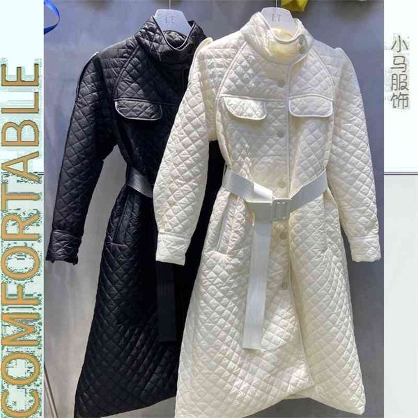 european goods 2021 winter clothes new plaid down cotton women's middle and long coat jacket bread, Black
european goods 2021 winter clothes new plaid down cotton women's middle and long coat jacket bread, Black