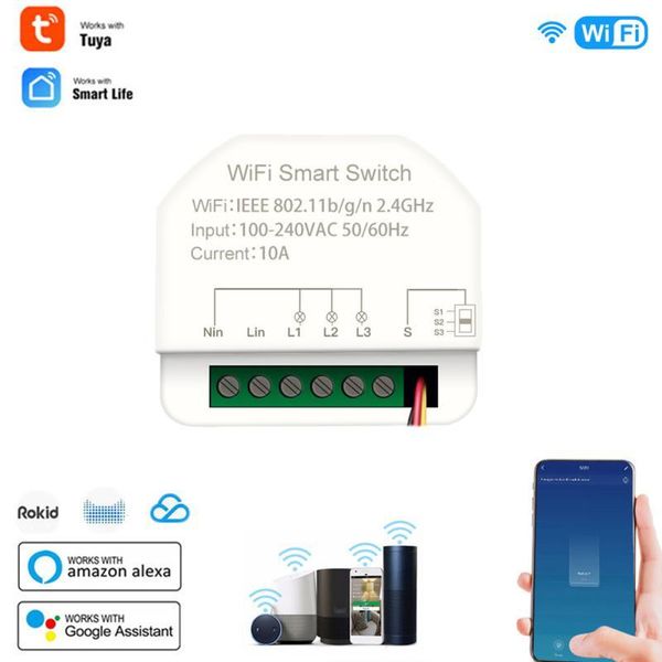 smart home control 3gang mini wifi switch timer switches diy breaker module automation compatible with alexa google
smart home control 3gang mini wifi switch timer switches diy breaker module automation compatible with alexa google