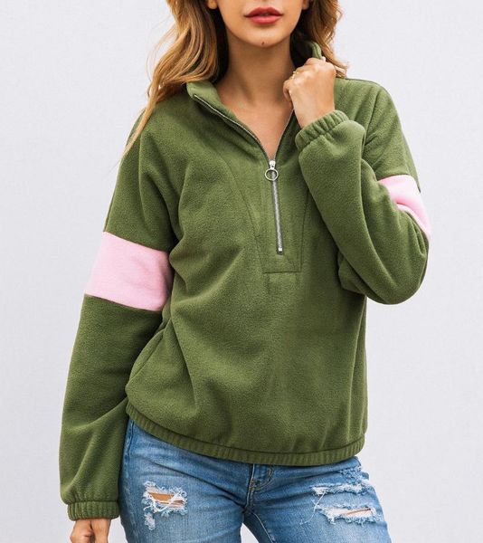women's hoodies & sweatshirts autumn winter clothes warm sweatshirt women patchwork plush turn-down collar zipper pullover casual hoodi, Black
women's hoodies & sweatshirts autumn winter clothes warm sweatshirt women patchwork plush turn-down collar zipper pullover casual hoodi, Black