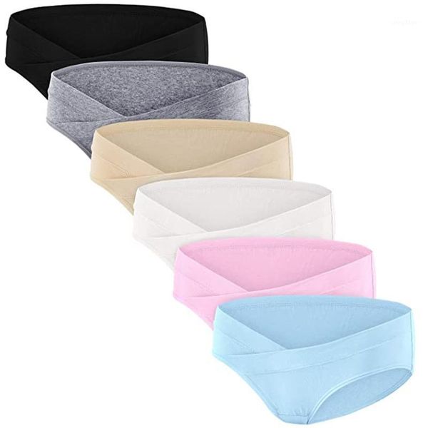 women's panties 6pcs female low waist maternity underwear pregnant cotton breathable women u-shaped soft, Black;pink
women's panties 6pcs female low waist maternity underwear pregnant cotton breathable women u-shaped soft, Black;pink