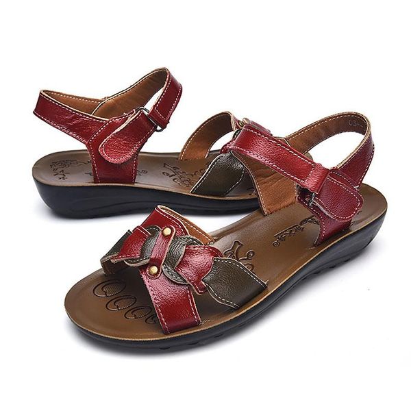 women sandals 2021 genuine leather flat shoes woman comfortable female ladies zapatos de mujer, Black
women sandals 2021 genuine leather flat shoes woman comfortable female ladies zapatos de mujer, Black