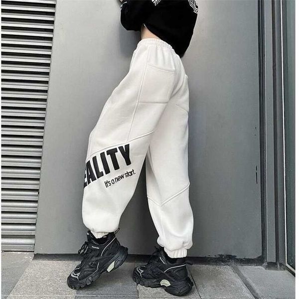 houzhou hip hop sweatpants joggers women autumn harajuku high wasit harem panst jogging korean style baggy trousers streetwear 211115, Black;white
houzhou hip hop sweatpants joggers women autumn harajuku high wasit harem panst jogging korean style baggy trousers streetwear 211115, Black;white