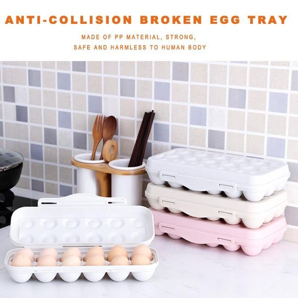 storage bottles & jars 18 grids egg tray holder plastic refrigerator anti-collision crisper box container freshness organization
storage bottles & jars 18 grids egg tray holder plastic refrigerator anti-collision crisper box container freshness organization