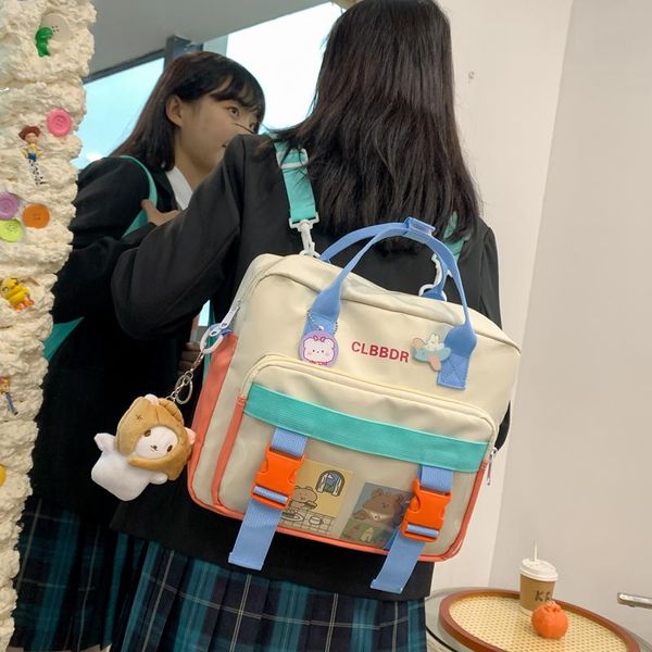 backpack panelled multi-purpose women cute shoulder school bags for teenage girls harajuku japanese soft college
backpack panelled multi-purpose women cute shoulder school bags for teenage girls harajuku japanese soft college